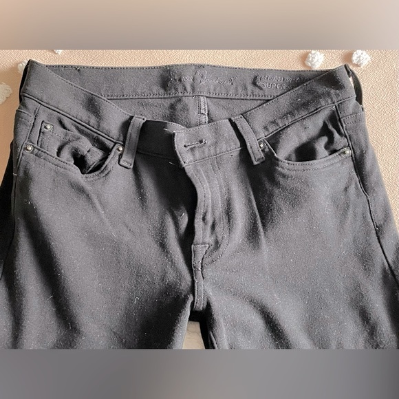 7 for all mankind Gwenevere Black super stretchy leggings - Picture 3 of 7